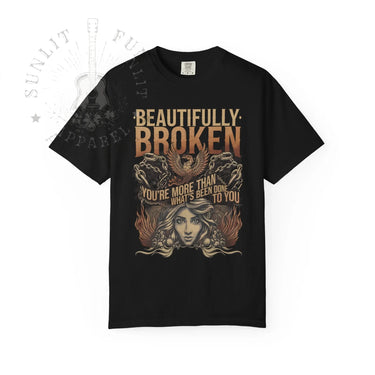 Jelly Beautifully Broken Grunge Tee - Sunlit Funlit Country Music Tees
